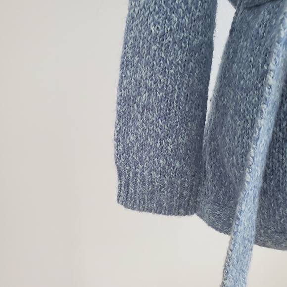 Anthropologie Sleeping on Snow Tie Waist Cardigan Sweater  Size Small - Picture 5 of 10